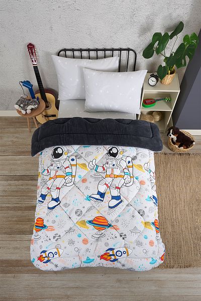 Sudemhome Μονό σετ ύπνου Welsoft Παπλωματάκι διπλής όψης Wellsoft Fluffy Fleece και σεντόνι 100x200