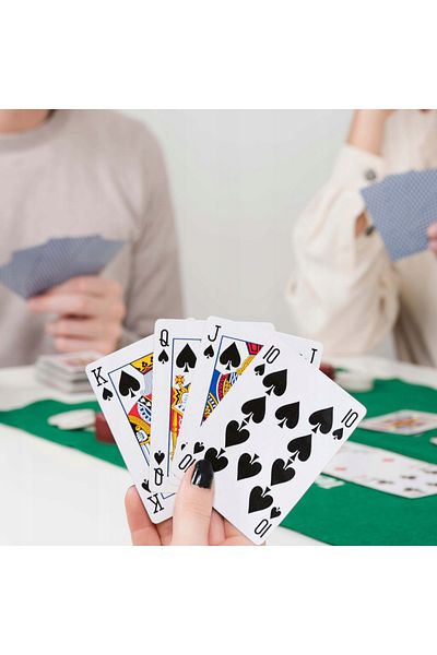 SERSIMO (DL) Set de Poker Complex cu 300 de jetoane, 2 seturi carti, 5 zaruri, in servieta aluminiu