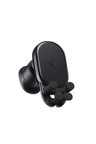 SOL Suport telefon cu grilă de ventilație și încărcător inductiv, G73, flexibil din silicon, culoare închisă intensă
