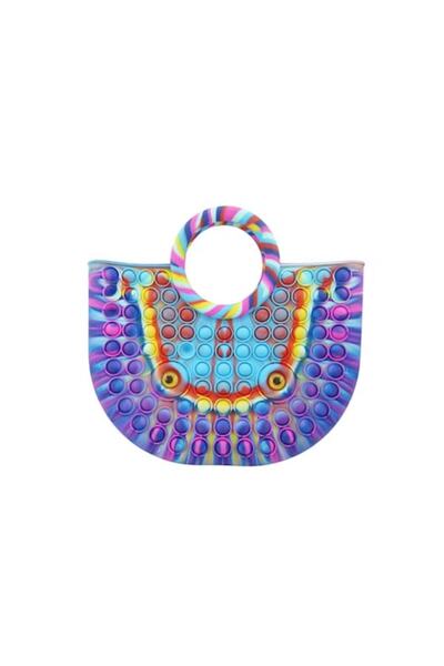 Royal Jucărie antistres, silicon, Pop It Now And Flip It, pungă mare, 28 cm, multicolor, V1
