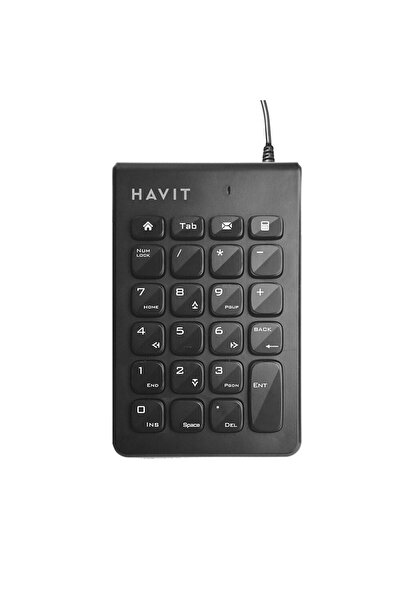 Flo Tastatură numerică Flo, USB, 23 de taste, neagră, 145x90x25mm