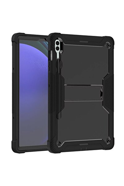 SOL Husă de protecție pentru Samsung Galaxy Tab S9 FE Plus + folie de protecție pentru ecran, R78, Lexgard, Deep Dark