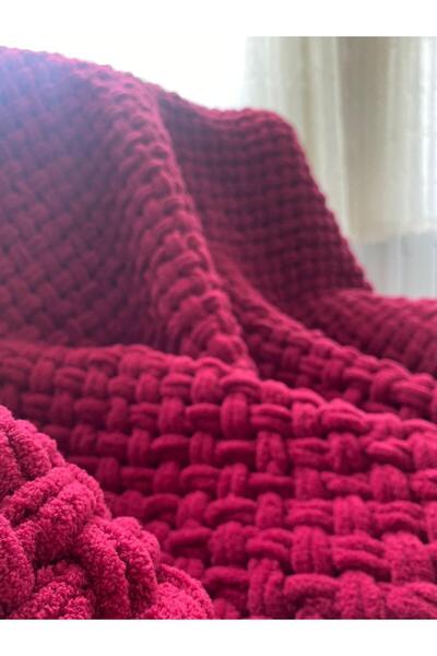 fns world بطانية منتفخة محبوكة يدويًا