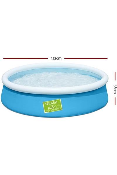 BESTWAY My First Fast Set Pool – 152 x 38 cm Easy Setup Pool for Kids
