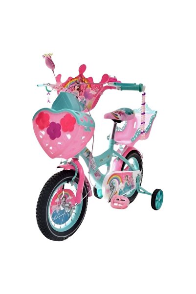 rexa دراجة أطفال معدنية مقاس 12 - مزودة بفرامل قرصية وعجلات تدريب ومقاس قابل للتعديل للمبتدئين