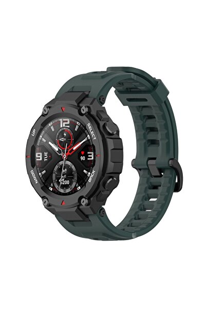SOL Curea de ceas pentru Amazfit T-Rex/T-Rex Pro, Protect, M43, plastic termorezistent, verde pădure