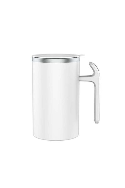 Floppy Portable mug with built-in mixer, battery-powered, 380 ml, white