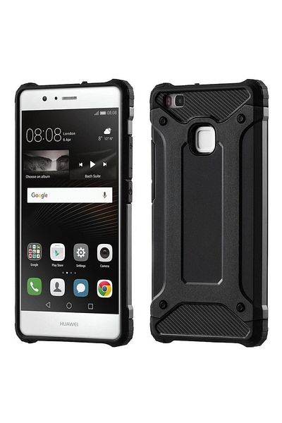 OEM Husă de protecție Huawei P9 Lite/G9 Lite, Advanced Style, B3413, plastic termorezistent, culoare închisă intensă
