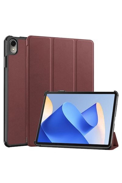 OEM Protective Case for Huawei MatePad 11 2023, Stylish Look, FoldPro, Nanotextile, Red