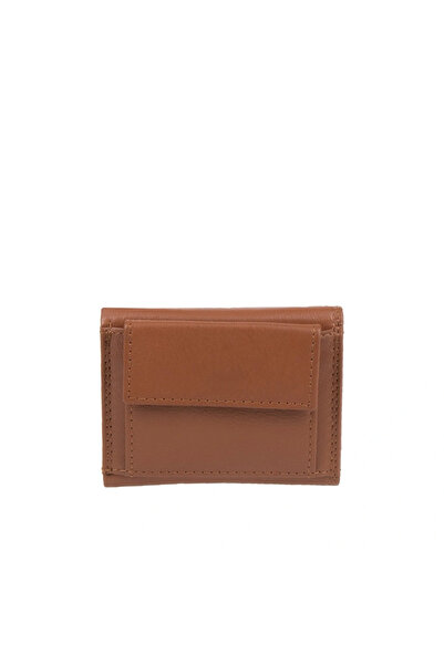 Generic Women's genuine leather wallet BG20352, Cognac