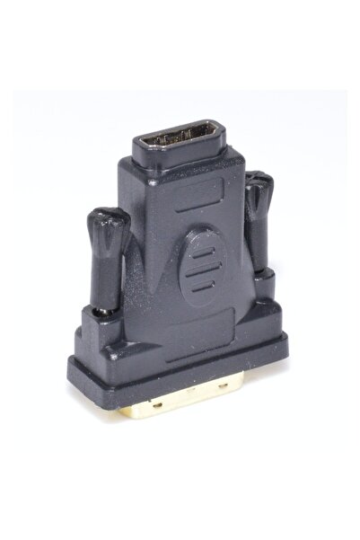 dalip Adaptor DVI 24+1 pini mascul la HDMI mamă, Bidirecțional, Negru