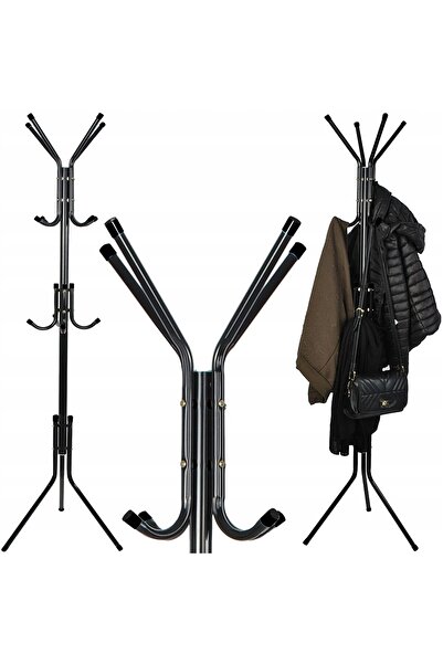 LikeSmart Cuier Metalic Stabil cu 12 Carlige LikeSmart, Design solid si stabi...