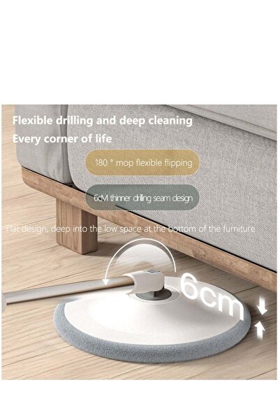 Yelajoy Spin Mop and Bucket Set,180° Rotating Mop Head Wet and Dry Use,for Hardwood and Tile of room
