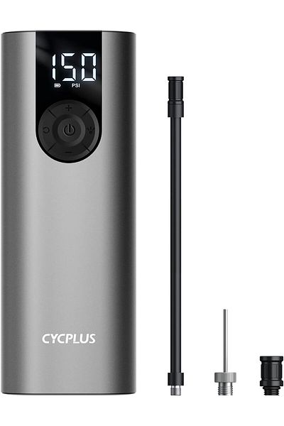 CYCPLUS Tire Inflator Portable Air Compressor, 150 PSI Cordless Air Pump with Digital LCD Screen