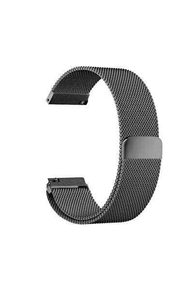 İSP Μεταλλικό λουράκι Milanese, 20mm, μαύρο