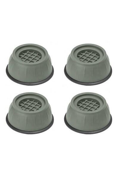 dalip Set cylindrical anti-noise and anti-slip pads, for washing machine, 65x20mm, Gray
