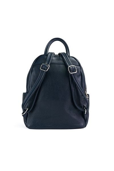 Posete Fagaras Timeea Leather Backpack - Navy Blue, Genuine Leather Backpack, Genuine Leather, Leather Backpack