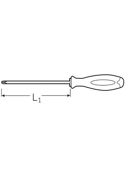 Proxxon Surubelnita pentru electricieni, 22342, profil SL/PZ1x80