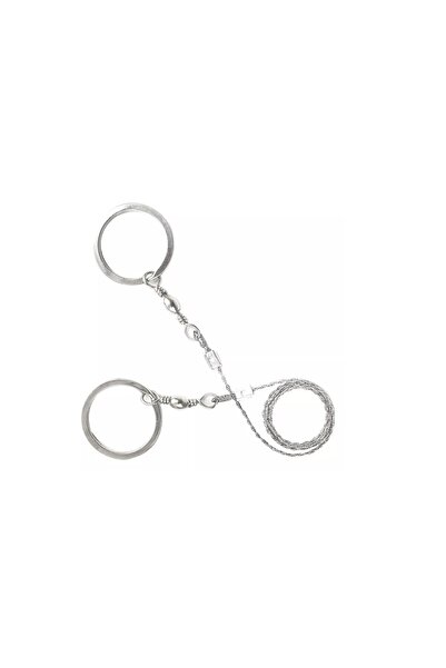 dalip Mini Hand Saw, Pocket-Sized, with Chain 56 cm, Silver