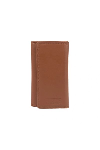 Generic Portofel damă din piele naturală BG20322, Cognac