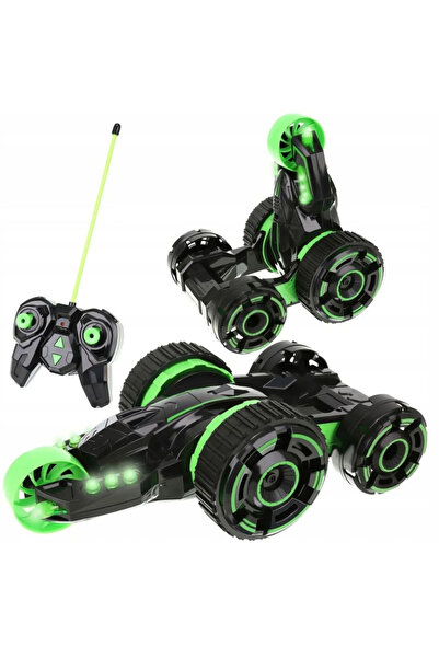 LikeSmart Masina cu Telecomanda 6 in 1 5 Rounds Stunt, cu 5 roti, efecte lumi...