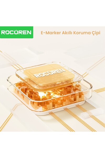 Genel Markalar 240W 4'ü 1 Arada Type-C / USB-A / Lightning Mor Silikon Şarj ve Data Kablosu 1.2 Metre
