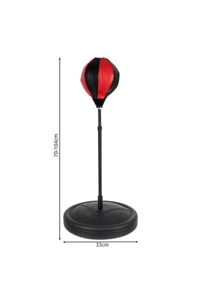 LikeSmart Set de box pentru copii "LikeSmart BOX KING", manusi si sac de box cu picior metalic si suport, Pomp