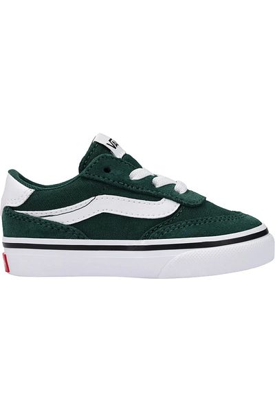 Vans Brooklyn Ls Slip-On Kids Green Sports Shoes Vn000Dbqeme1
