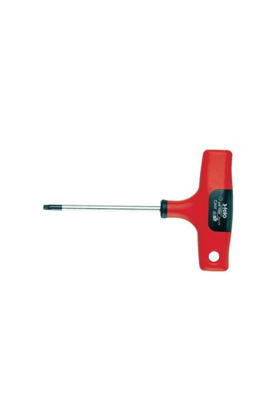 FELO T-handle screwdriver, Felo, 125mm, TORX Tx10 tip