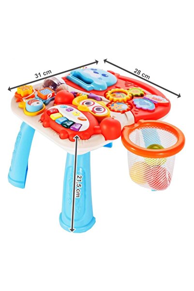 İSP Interactive 2-in-1 Baby Walker "LikeSmart Aqua Stroller Plus Red", detachable interactive table