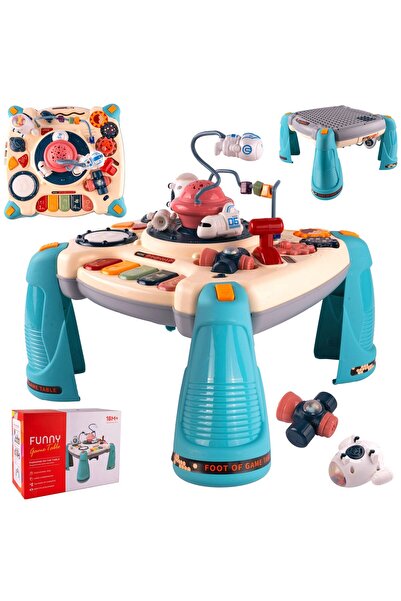 İSP Masuta interactiva bebelusi reversibila 2 in 1, "LikeSmart FunnY Game Table", cu lumini si sunet