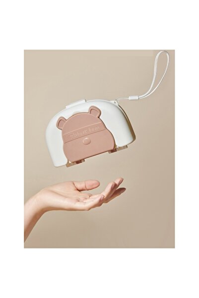 Flippy Σετ πλυντηρίου/στεγνωτηρίου μπιμπερό, Flippy, φορητό, βουρτσάκια σιλικόνης, πιπίλες, μπουκάλια, καλαμάκια, καφέ