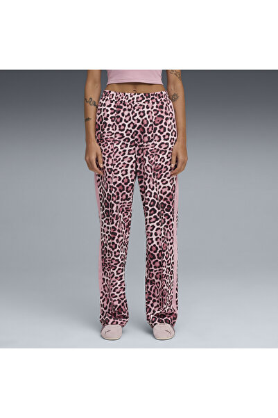 Puma T7 LEO LUXE Παντελόνι με Στάμπα σε Ίσια Γραμμή, Γυναικείο