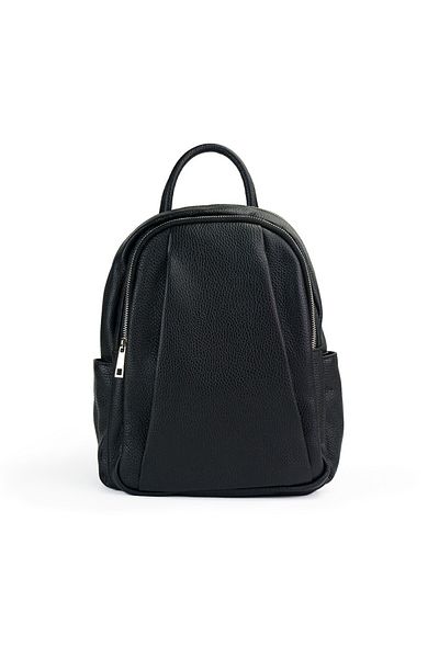 Posete Fagaras Timeea Leather Backpack - Black, Genuine Leather Backpack, Backpack, Genuine Leather, Leather Backpack