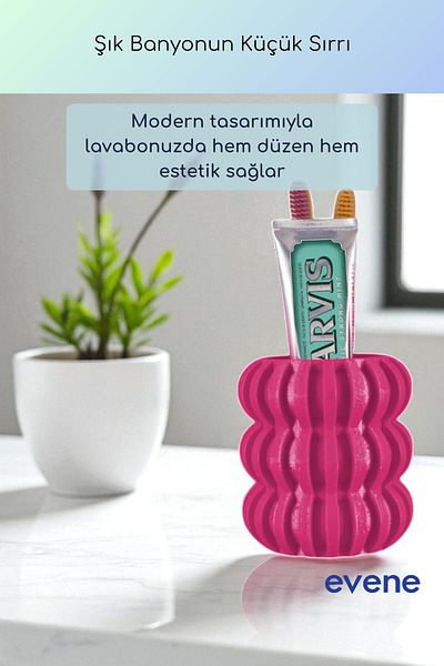 Evene Θήκη οδοντόβουρτσας Βάση οδοντόβουρτσας Βάση οδοντόβουρτσας Φούξια Χρώμα Μοντέλο 75