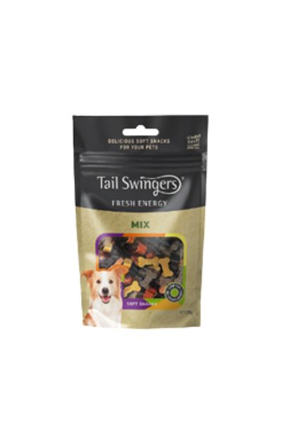Tail Swingers Recompense caini, tablete, gustari moi, cu mix de carne, 125g