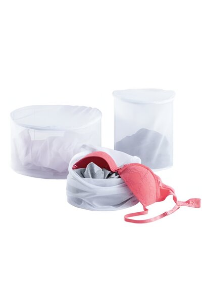 dalip Set 3 Saculeti pentru Protectie Rufe Delicate, Organizare Spalare, Fermoar Sigur, Masina Spala