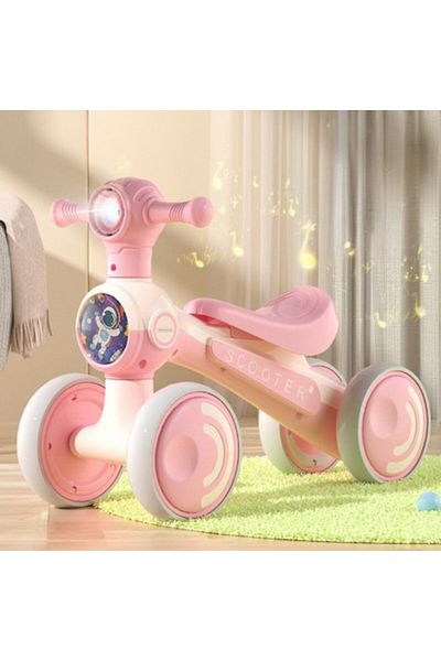 INVINCIO Bicicleta Kid, fara pedale, pentru copii 1-4 ani, roz