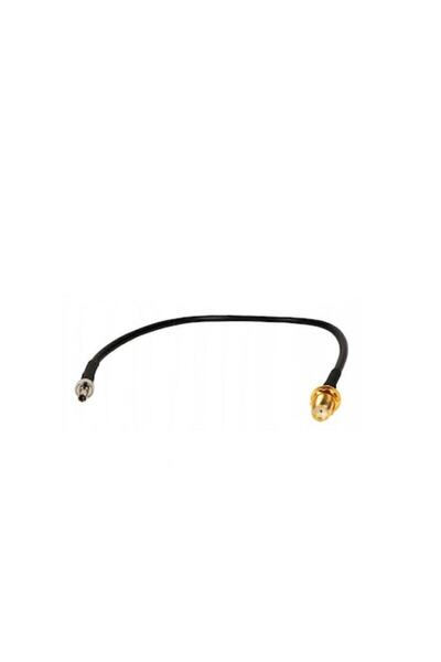 dalip Adaptor cablu pentru modem sau antenă, SMA mamă la CRC9, 15 cm, Negru