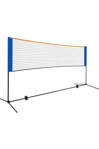 SERSIMO Мрежа за бадминтон, тенис или волейбол, с регулируема височина, 305x1...