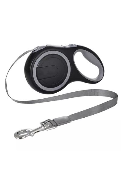 LikeSmart Lesa Retractabila "LikeSmart Dog Leash", 5m, maner ergonom, buton de blocare, Banda Reflectorizanta