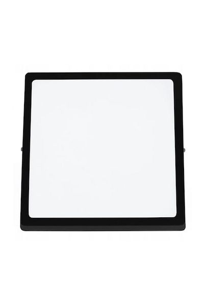 dalip Square LED ceiling light, 18W, 3000K, 1650lm, 21x21x2.5cm, neutral light, Black
