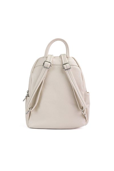 Posete Fagaras Timeea Leather Backpack - Beige, Genuine Leather Backpack, Backpack, Genuine Leather, Leather Backpack