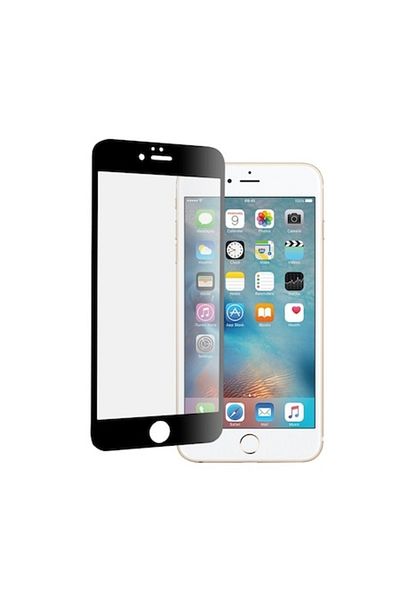 dalip Folie de protectie pentru iPhone 6 / 6s, 9H, 3D Curved Glass, sticla securizata, Negru-Transparent