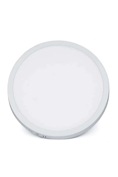 dalip Plafoniera LED rotunda, 18W, 3000K, 1650lm, 21.3cm diametru, lumina neutra, Alb