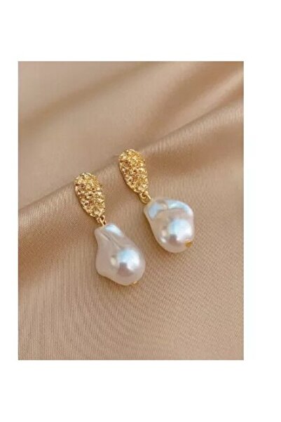 Inovius - Earrings with Pearl in Unique Shape