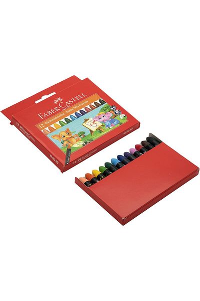Faber Castell Faber-Castell 120040 12 Jumbo Wax Crayons