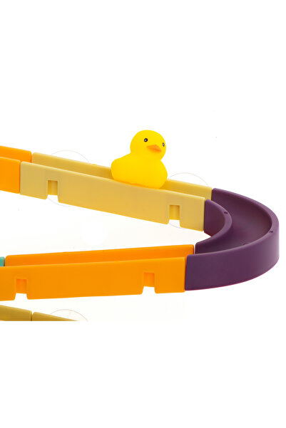 İSP "Likesmart Duck Slide" bath toy set, 2 rubber ducks, 3 balls, 3x pills, 2 grinders