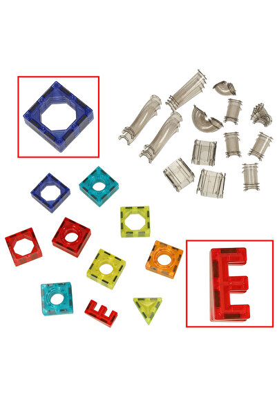 Ikonka Magnetic, Electric and Sound Educational and Creative Set with 118 Pieces, Ball Track, "LikeSmart Magic Ma