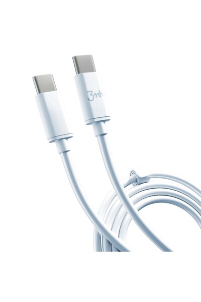 dalip Cablu de date și încărcare USB Type-C la USB Type-C, 100W, încărcare rapidă, 2m, alb